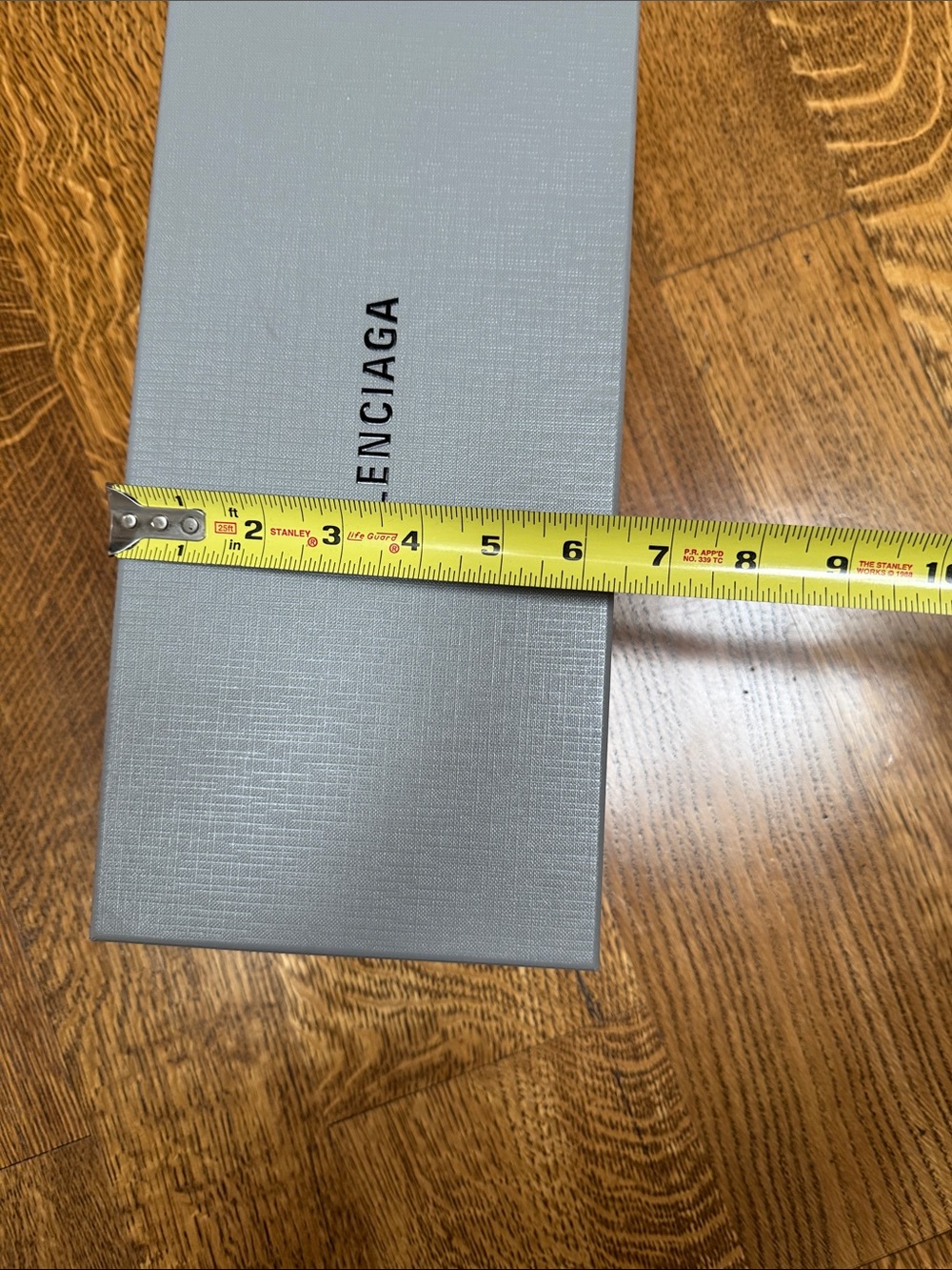 Balenciaga Light Gray Storage Box with Center Logo - Picture 11 of 11